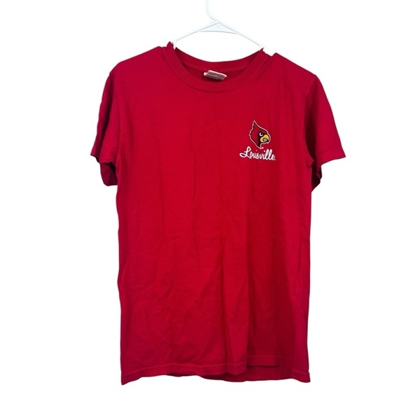 adidas Tops - Two Louisville University Red Logo Women's Short Sleeve Tee Small